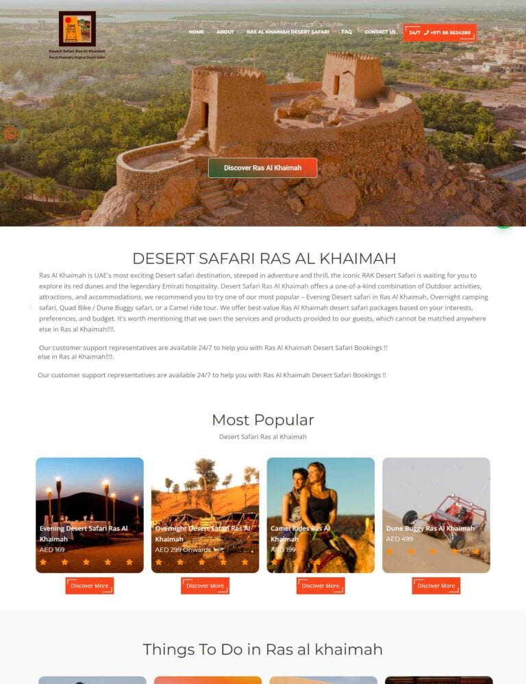 Desert Safari Ras Al Khaimah